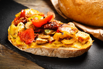 Sandwich mit Grillgemüse - Sandwich with grilled veggies