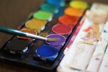 Obraz premium mit Wasserfarbe malen