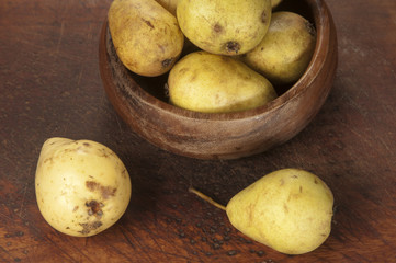 Yellow pears