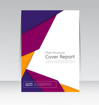 Vector design for Cover Report Annual Brochure Flyer in A4 size