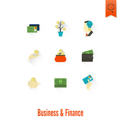 Business and Finance Icon Set