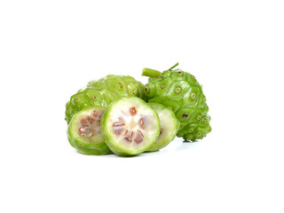 Exotic Fruit - Noni on white background