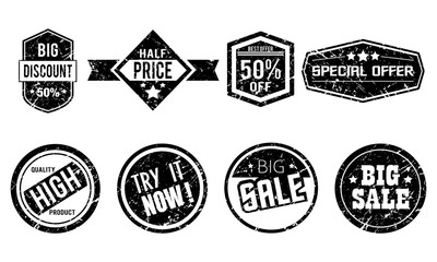 Obraz premium Grunge Stamp Set