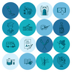 School and Education Icons