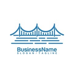 Bridge vector logo icon