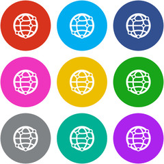 Flat Multicolor App Icon