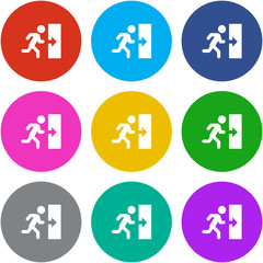 Obraz premium Flat Multicolor App Icon