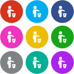 Flat Multicolor App Icon