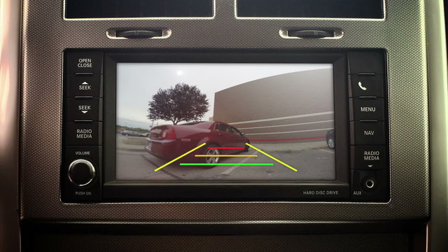Vehicle In-Dash Backup Camera