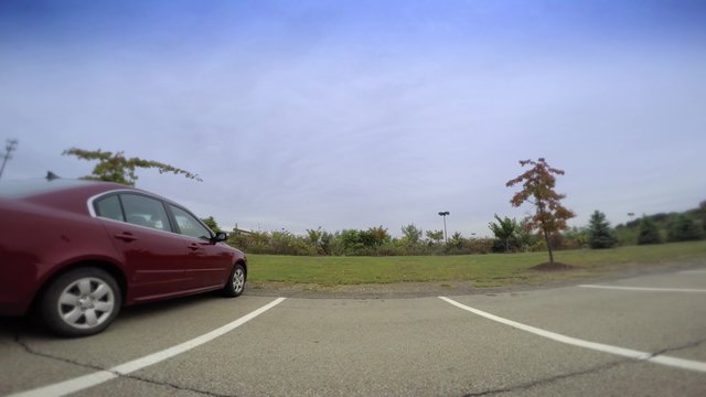 4K POV Parking Space