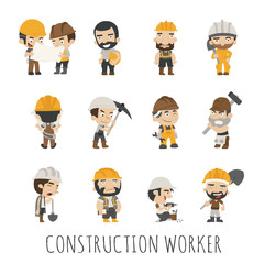 Industrial contractors workers people