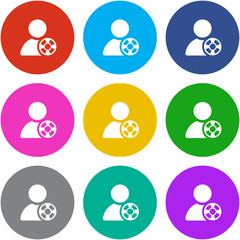 Flat Multicolor App Icon