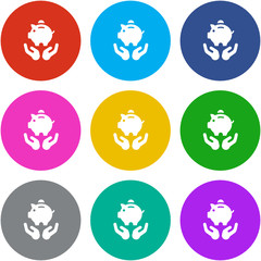 Flat Multicolor App Icon