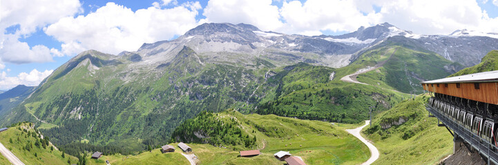 Panoramafoto Zillertaler Alpen / Tirol