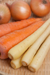 ニンジンとタマネギ