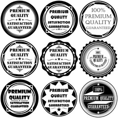 Collection of Premium and High Quality and Guarantee Labels design