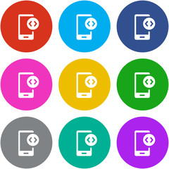 Flat Multicolor App Icon