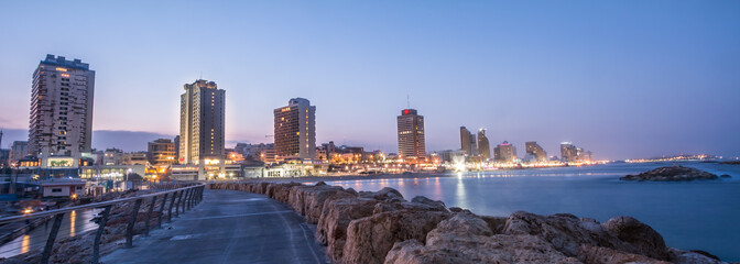 Hotels on the beach in Tel Aviv