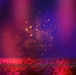 abstract blurred photo of bokeh light burst and textures. multicolored light.
