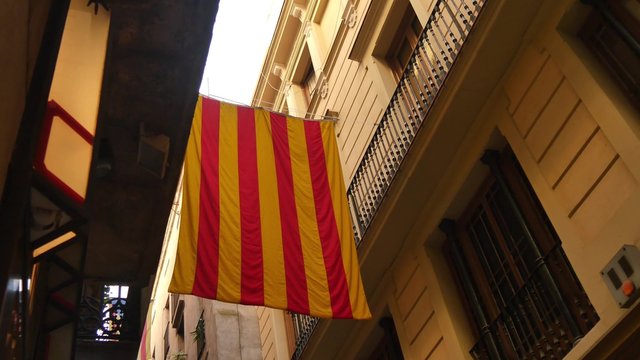 4K Catalonia Flag