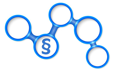 Abstract circular frames for your text and paragraph