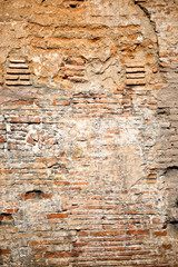 Ancient weathered brick background texture