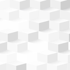 Obraz premium Wektorowy Abstrakcjonistyczny geometryczny kształt od sześcianów.