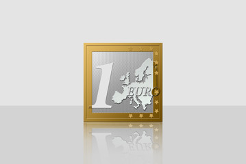 One the euro, abstraction.
