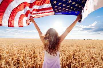 Beautiful girl enjoying nature
