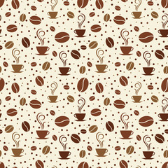 Coffee seamless pattern - 90816269
