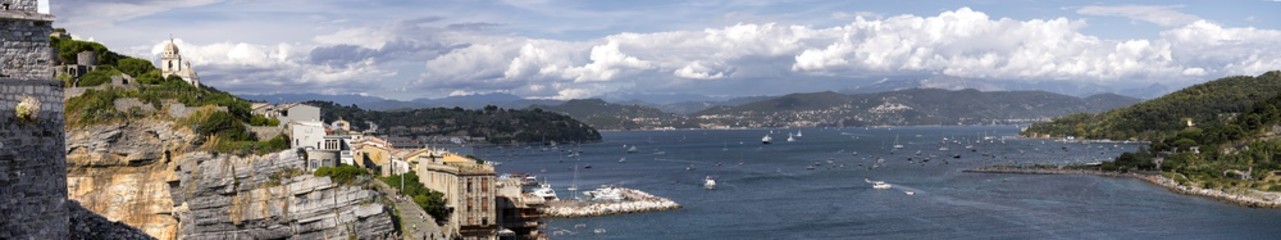 Panoramica da Porto Venere Liguria