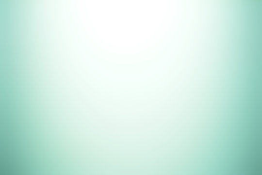 White and green (turquoise) gradient abstract background