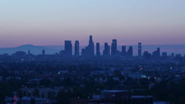 Morning to Day Timelapse Los Angeles