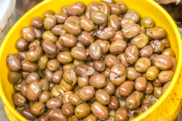 olives in the market