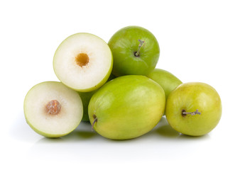 Monkey apple isolated on white background