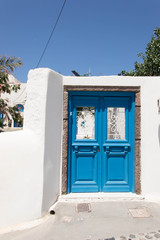 Obraz premium 849 - gates and streets of Santorini