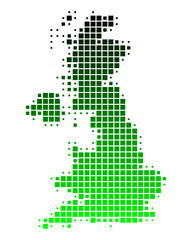 Karte von Grossbritannien