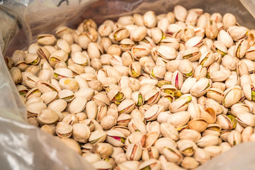 pistachios in the market 