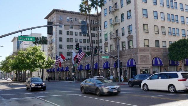 The Hotel Wilshire in Beverly Hills Establishing Shot