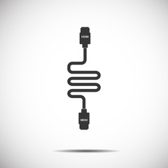 HDMI  Wire Cable Computer Icon
