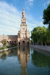 Fototapeta na wymiar Plaza de España de Sevilla