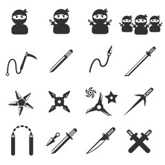ninja icon set