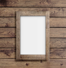 blank white frame