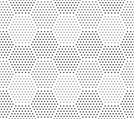 Vector seamless texture. Modern abstract background. The geometric pattern of hexagons.