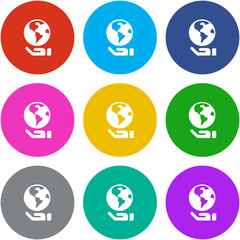 Flat Multicolor App Icon