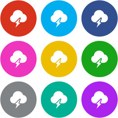 Obraz premium Flat Multicolor App Icon