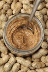 Peanut butter and peanuts
