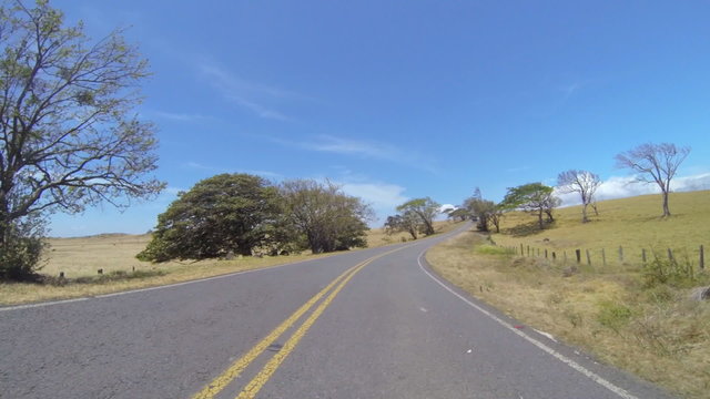 Driving Costa Rica 7. Driving through Costa Rica along highway 142.