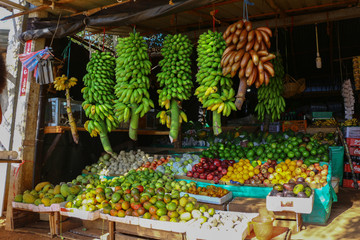 Obst- und Gemüemarkt, Dambulla, Sri Lanka