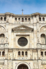 Naklejka premium Certosa of Pavia medieval church and monastery in Pavia, Italy